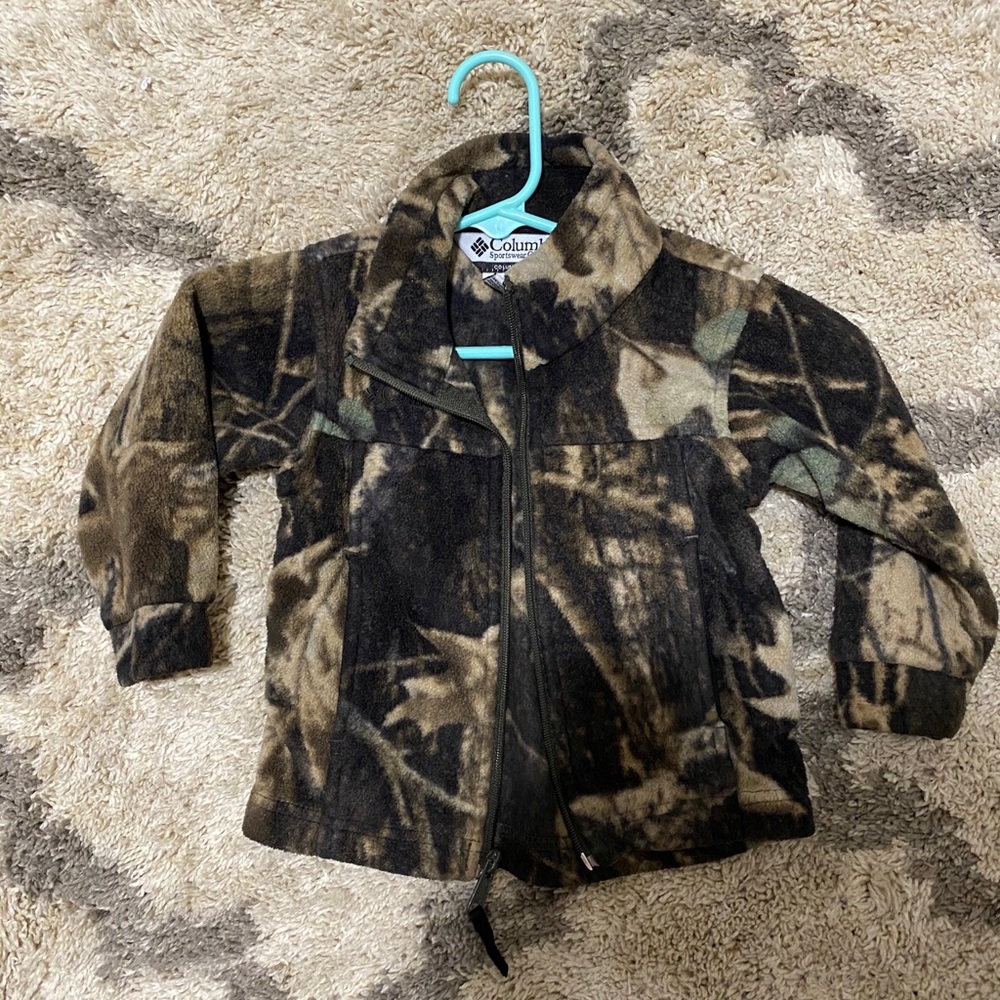 Columbia 2t Camo ZIP Up Jacket